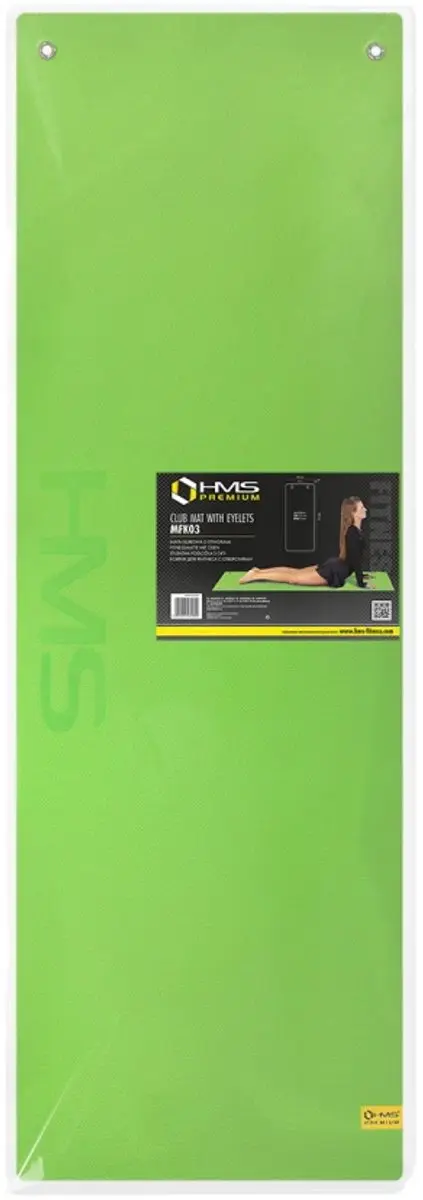 HMS Fitnessmat 15mm - Groen/Zwart