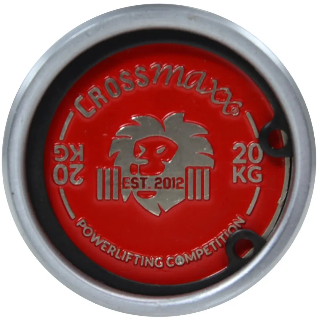 LifeMaxx Crossmaxx Powerlifting Bar 20kg - Zilver