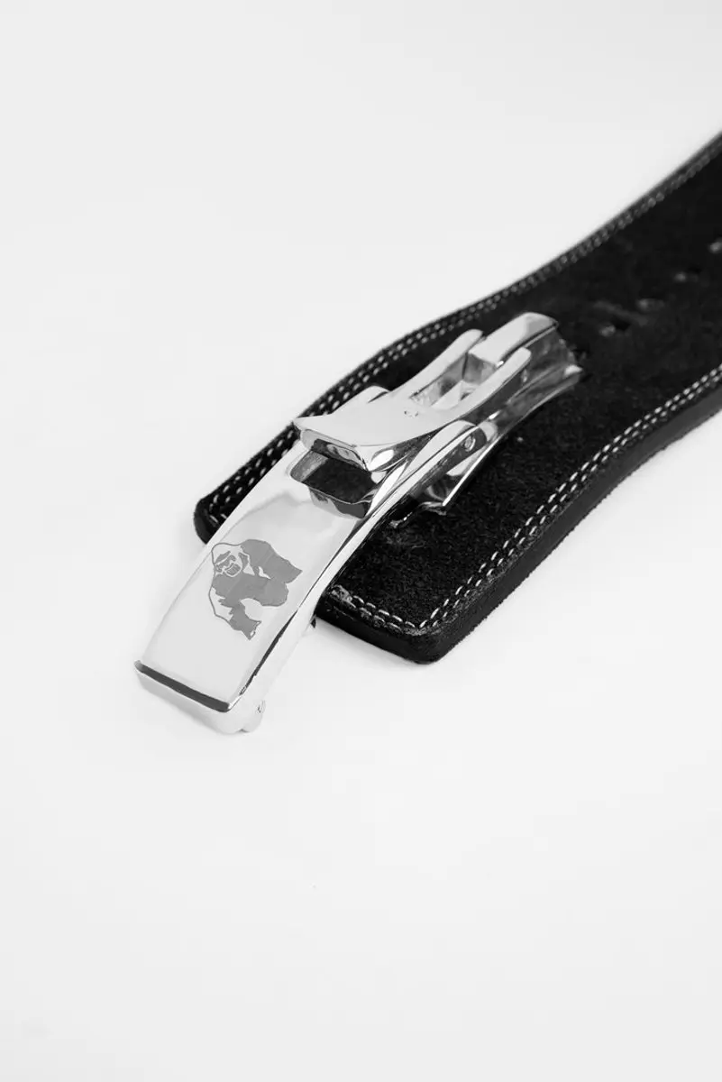 Gorilla Wear Leren Lever Lifting Belt 4 Inch - Zwart - 2XL/3XL