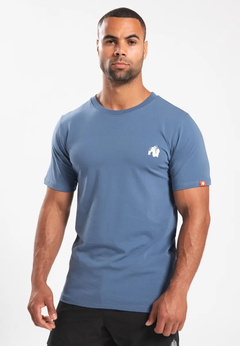 Gorilla Wear Warren T-shirt - Coronet Blauw 3XL