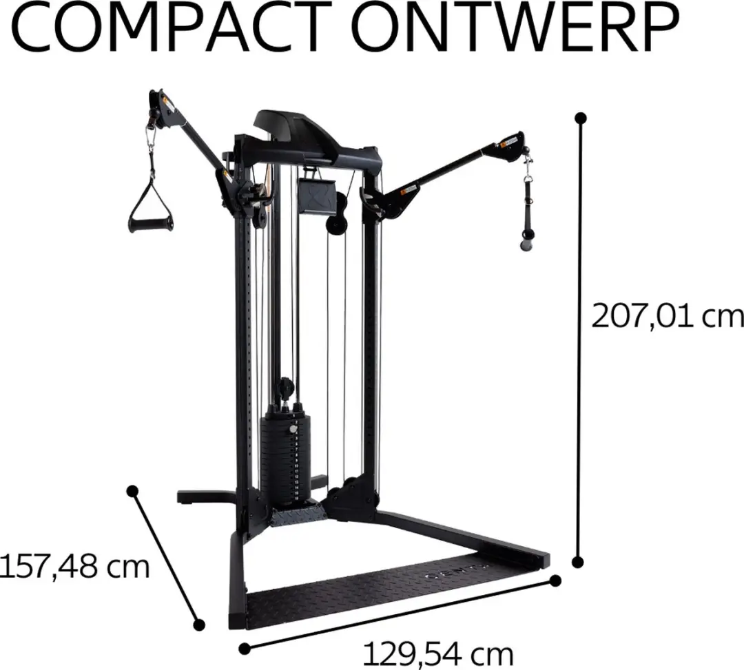 Centr 1 Home Gym Functional Trainer - Zwart