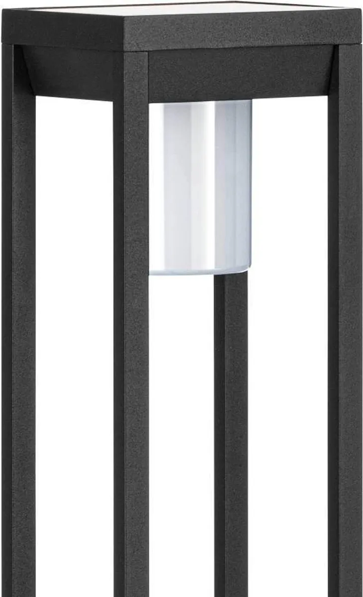 Eglo Martano Sokkellamp Buiten Solar 80cm - Zwart/Wit