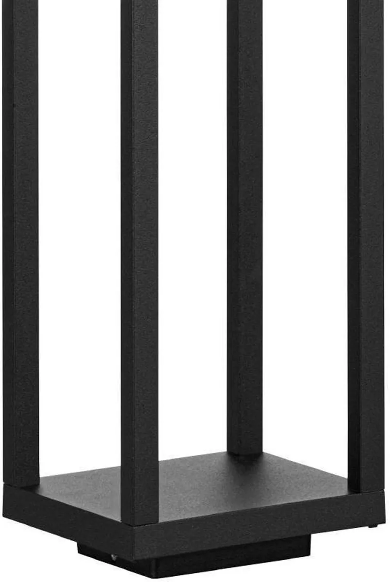 Eglo Martano Sokkellamp Buiten Solar 80cm - Zwart/Wit