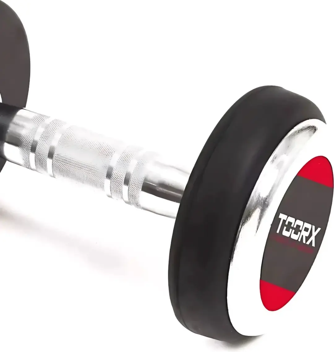 Toorx Fitness MGP Rubber Dumbbell 38 kg - Zwart