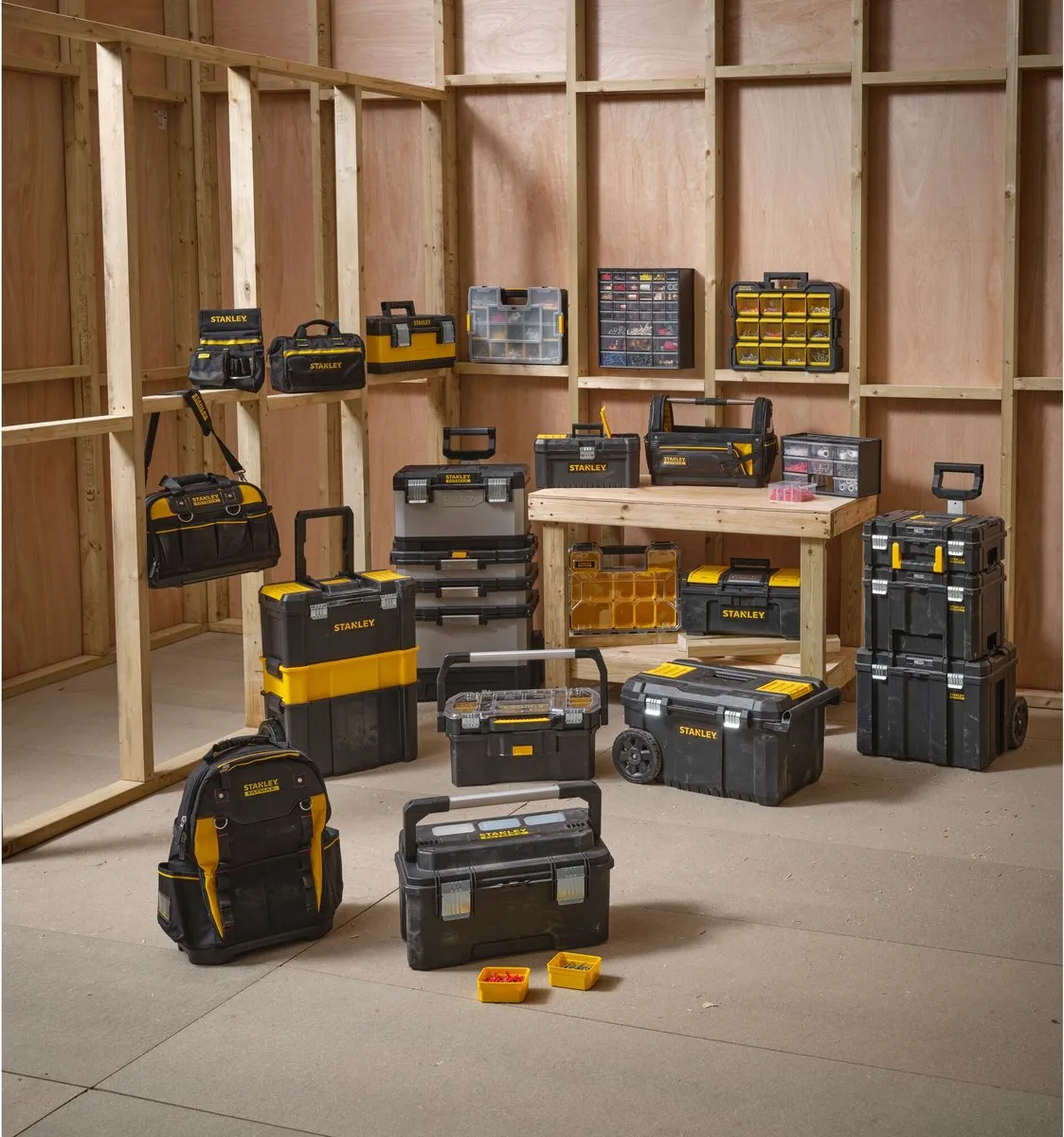 Stanley FatMax PRO-STACK FMST1-80101 Opbergsysteem - 3-delig - Zwart/Geel