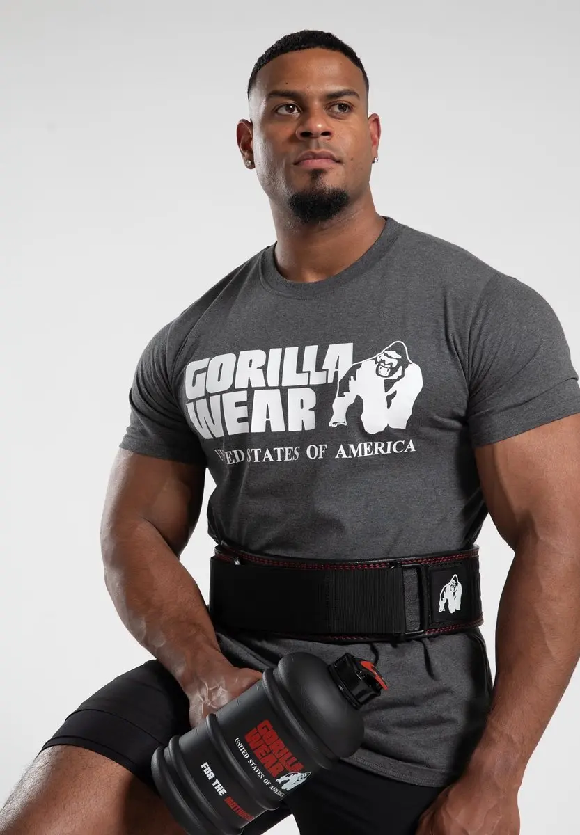 Gorilla Wear Classic T-shirt Donkergrijs XL
