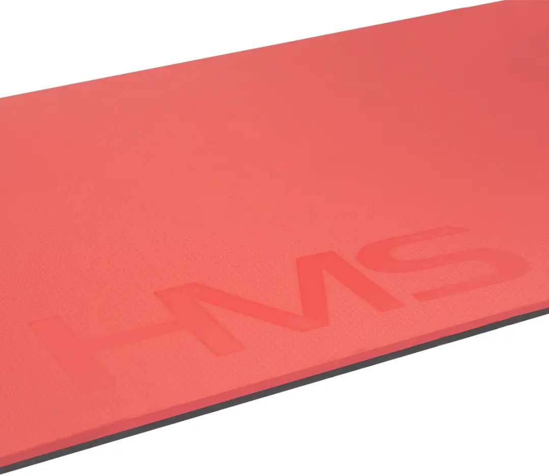 HMS Fitnessmat 15mm - Rood/Zwart