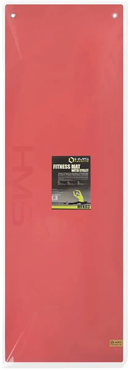 HMS Fitnessmat 15mm - Rood/Zwart