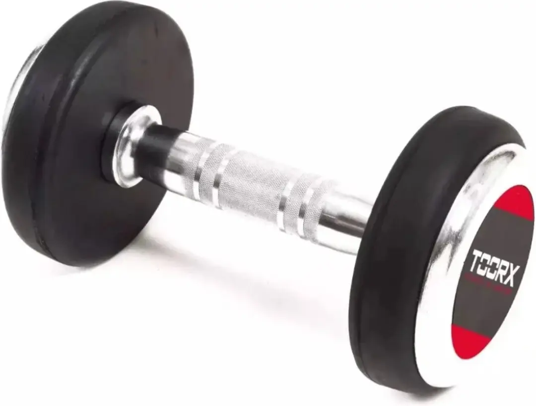 Toorx Fitness MGP Rubber Dumbbell 26 kg - Zwart