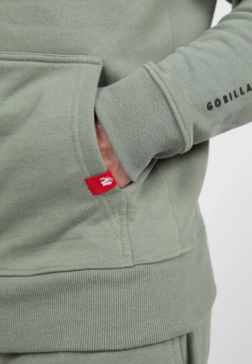 Gorilla Wear Leon Zipped Hoodie 4XL - Groen - afbeelding 6 van 6