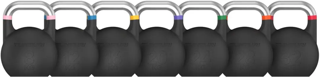 Tunturi Platinum Competition Kettlebell 28kg - Zwart