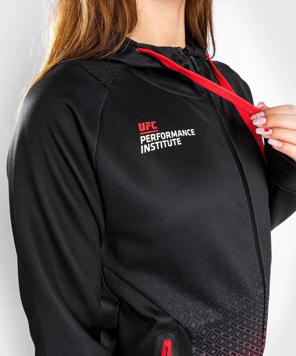 UFC Venum Performance Institute Hoodie Dames - XL - Zwart Rood