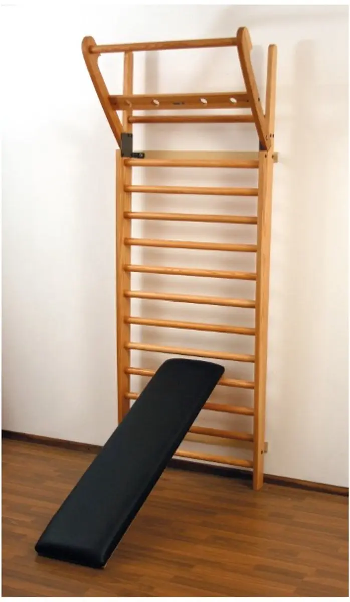 Nohrd Trainingsbank Echt Leder - Zwart/Naturel
