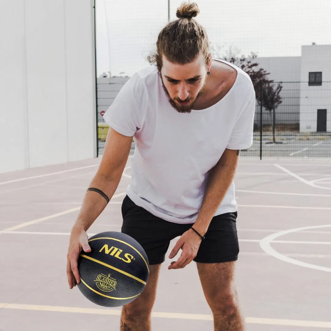 Nils Slasher Basketbal Maat 7 - Zwart