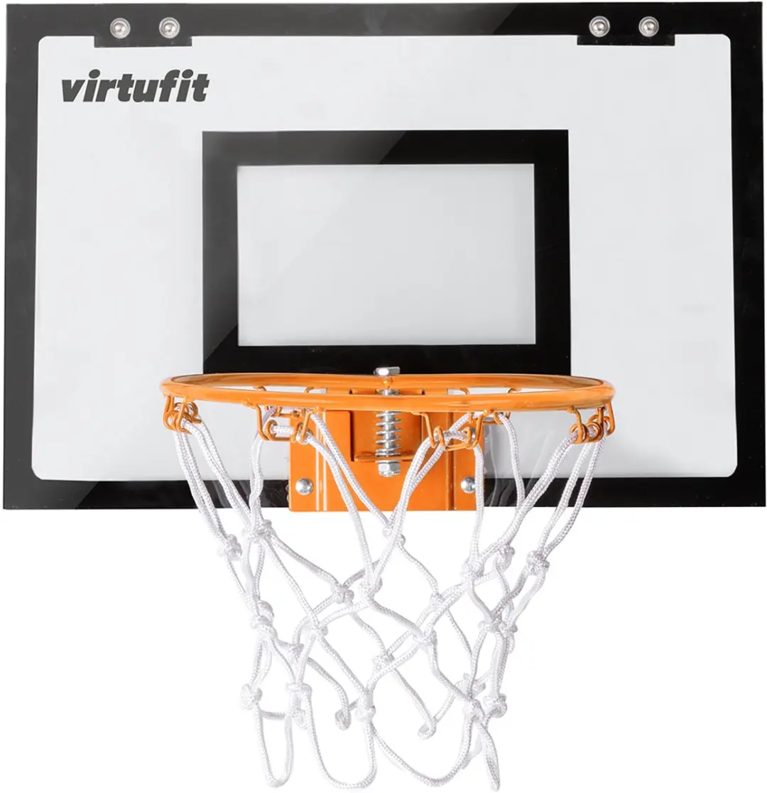 Virtufit Pro Mini Basketbalbord 45x30cm - Zwart - afbeelding 6 van 6