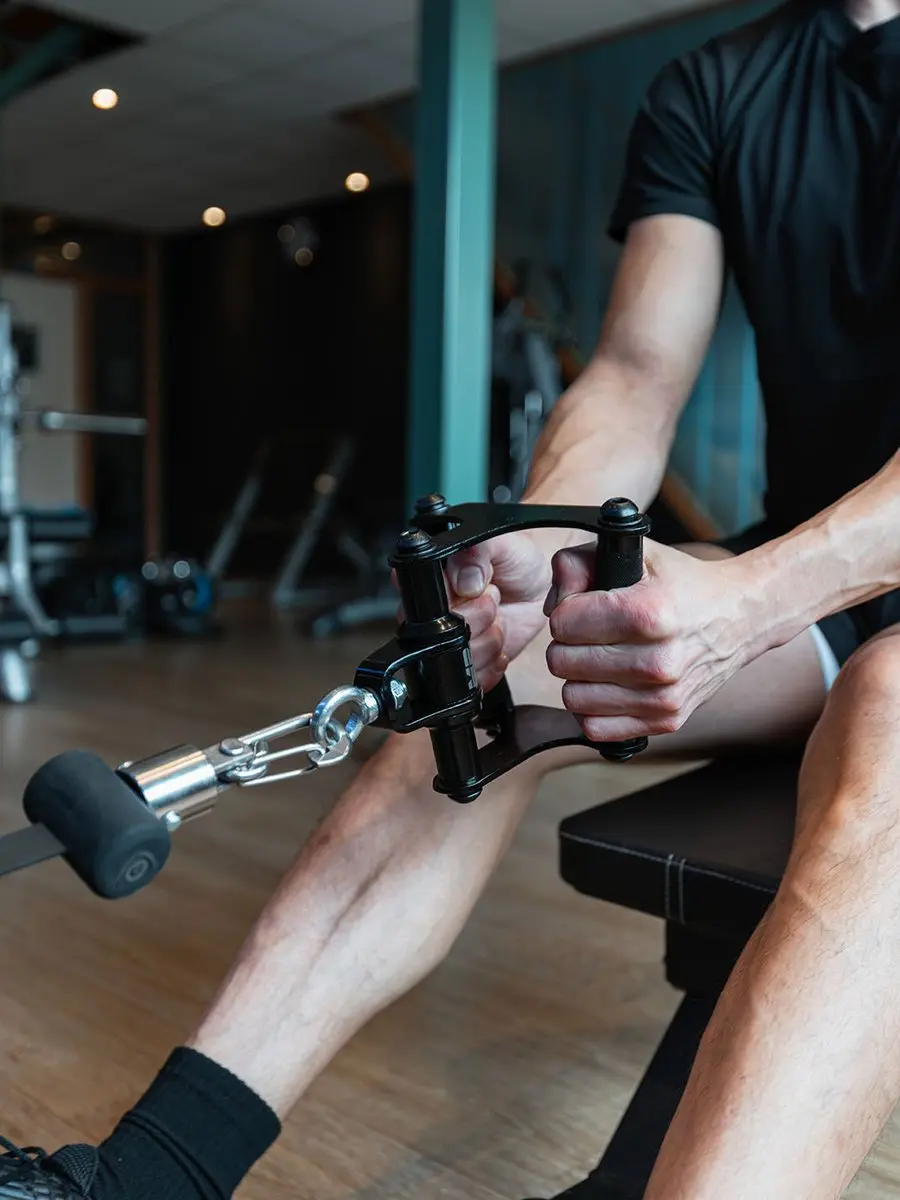 Muscle Power Rotation Row Handle MPBB-01 - Zwart