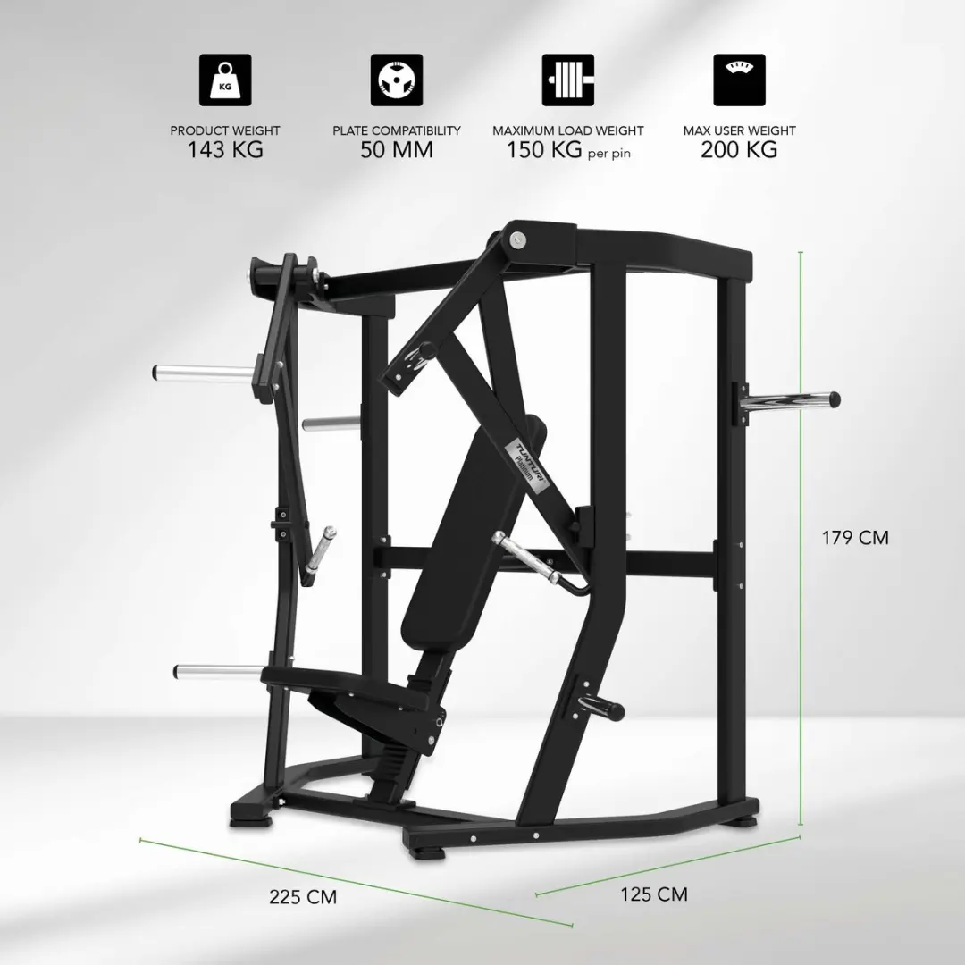 Tunturi Platinum Wide Chest Press Krachtstation - 200kg