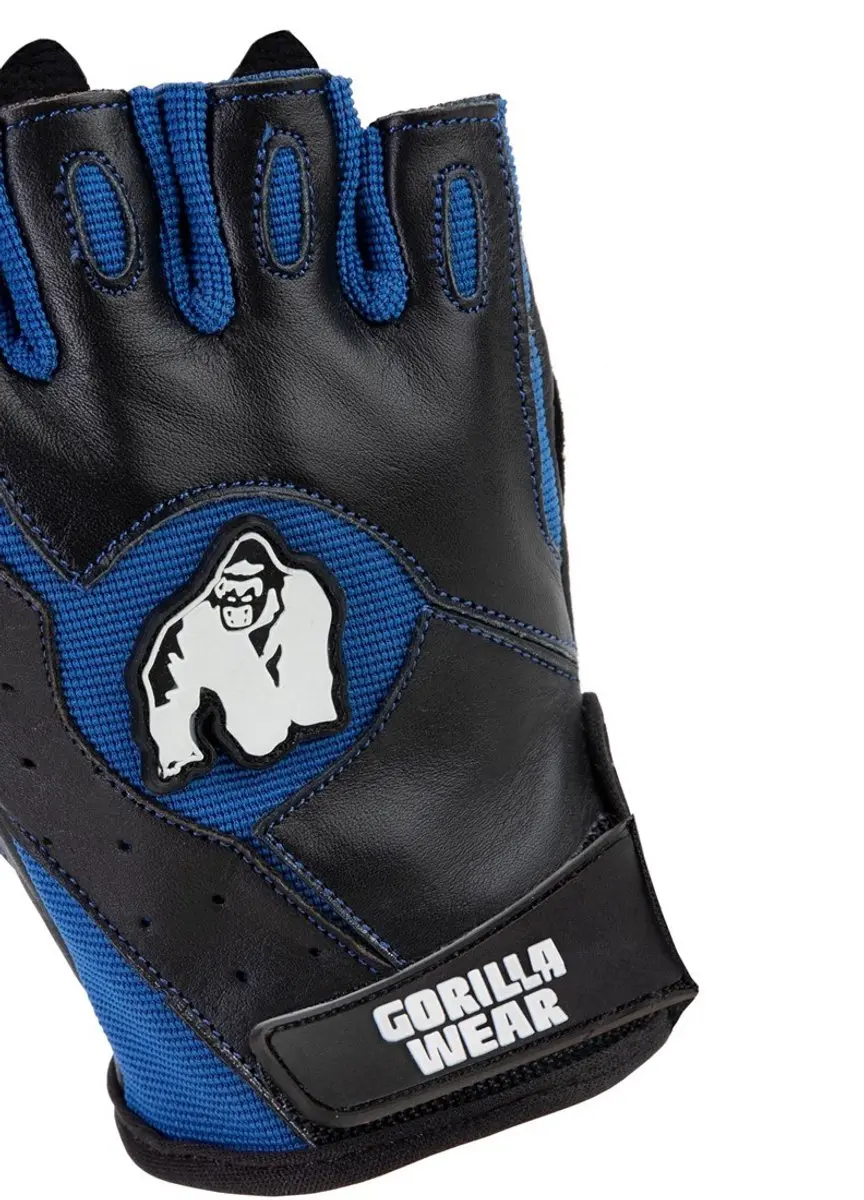 Gorilla Wear Mitchell Training Handschoenen M - Zwart/Blauw