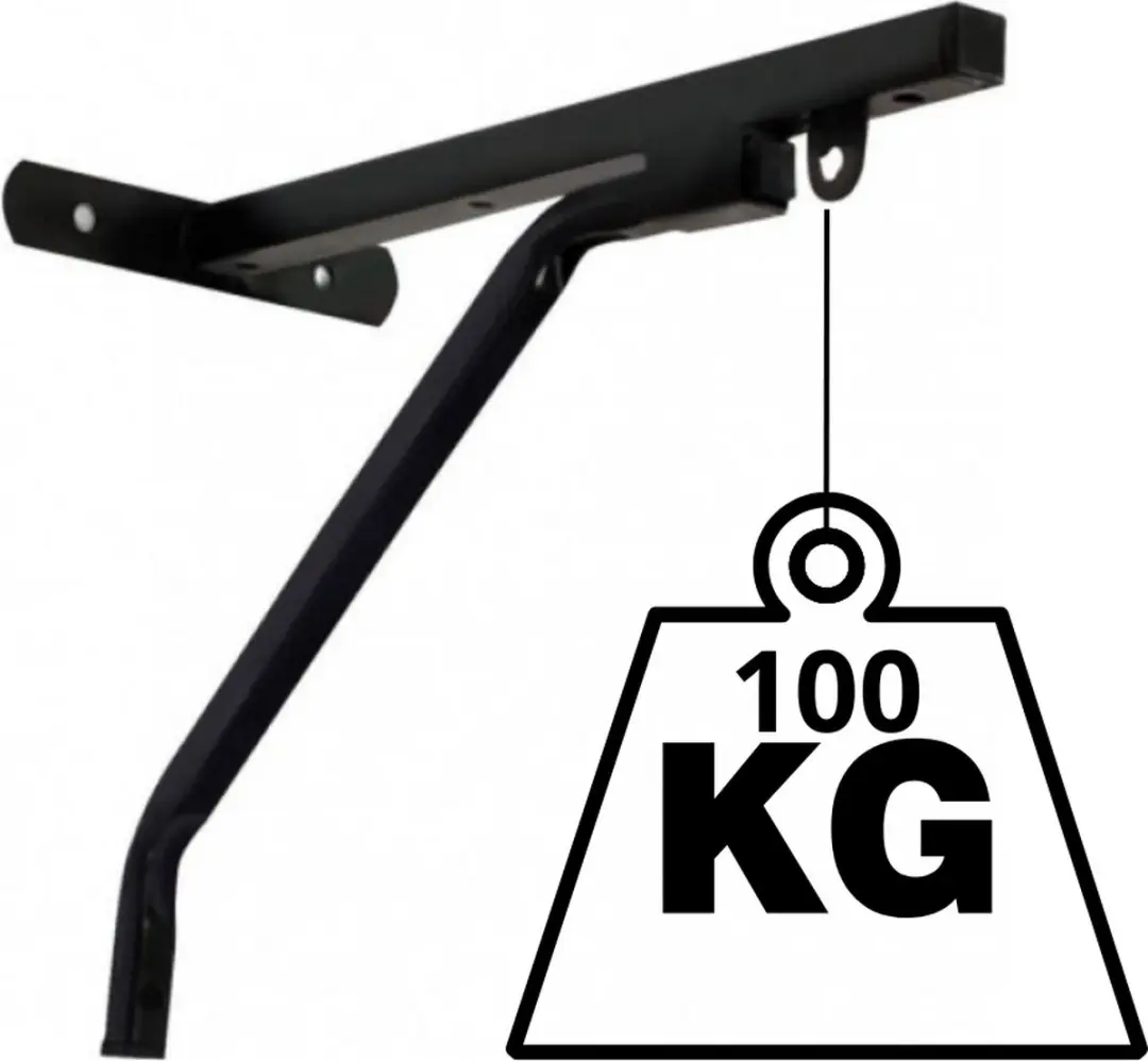 Toorx Fitness Muurbeugel Zwart - 100 kg