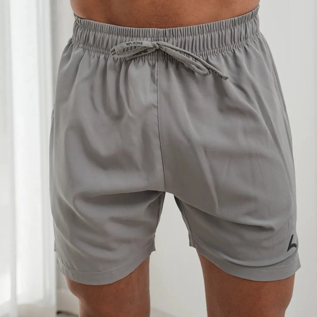 Reeva Premium Active Short Sportbroek SH03-L - Lichtgrijs