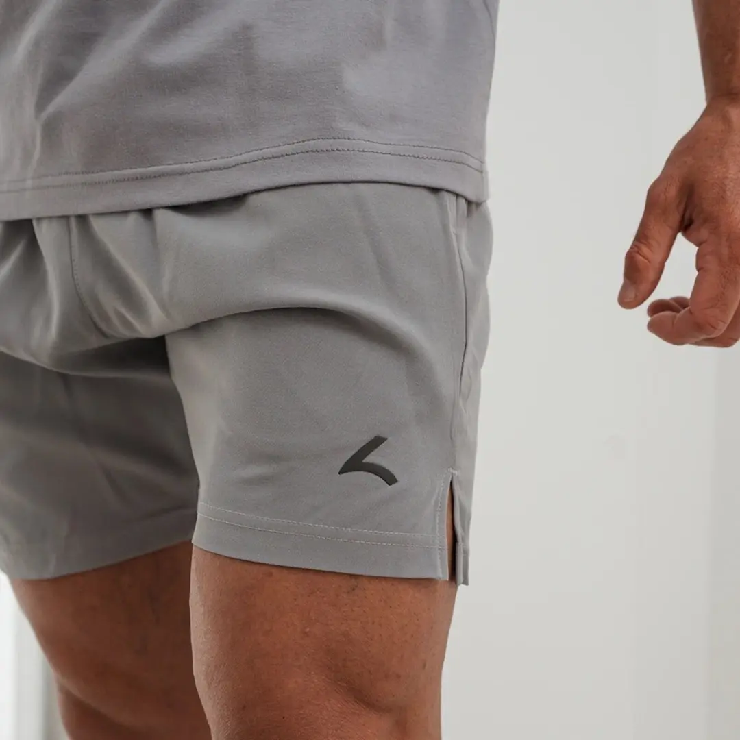 Reeva Premium Active Short Sportbroek SH03-L - Lichtgrijs
