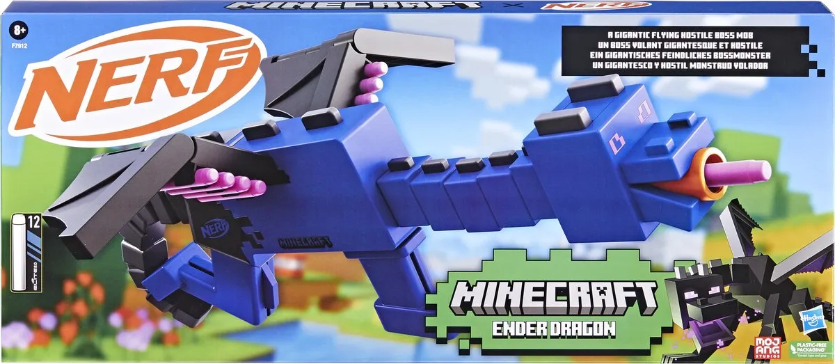 Nerf Minecraft Ender Dragon Blaster F7912 - Multikleur - afbeelding 6 van 6