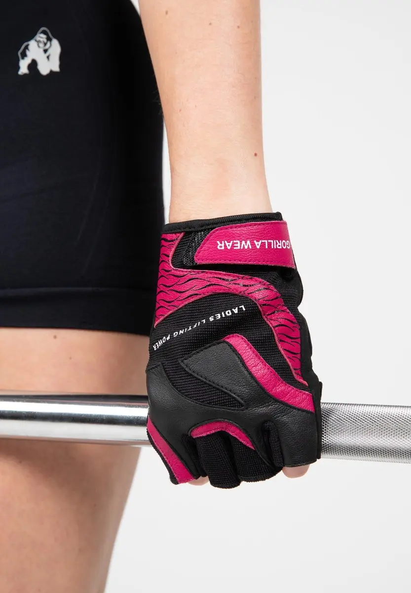Gorilla Wear Dames Fitness Handschoenen 2.0 S - Zwart/Roze