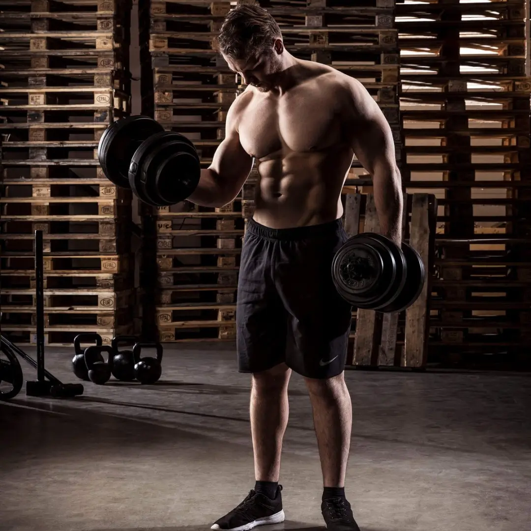 Tunturi Dumbbellset 15 kg - Zwart Vinyl