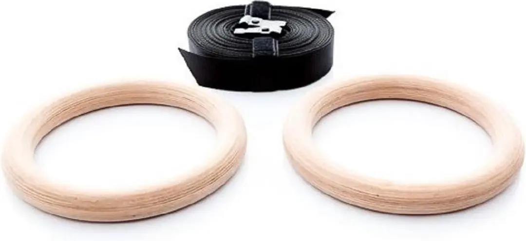 Muscle Power Houten Crossfit Ringen Set