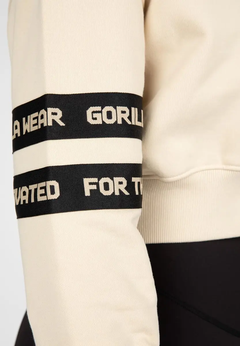 Gorilla Wear Tracey Cropped Hoodie XS - Beige