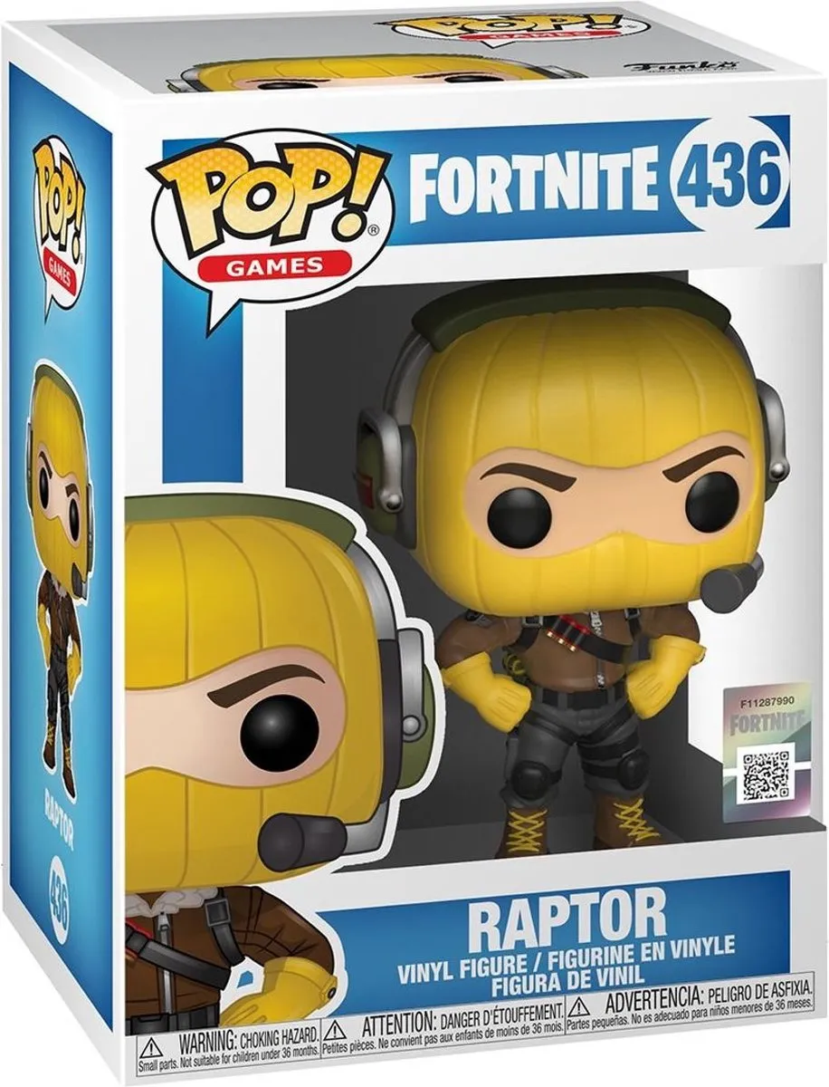 Funko Pop! Fortnite Raptor #436 - Verzamelfiguur