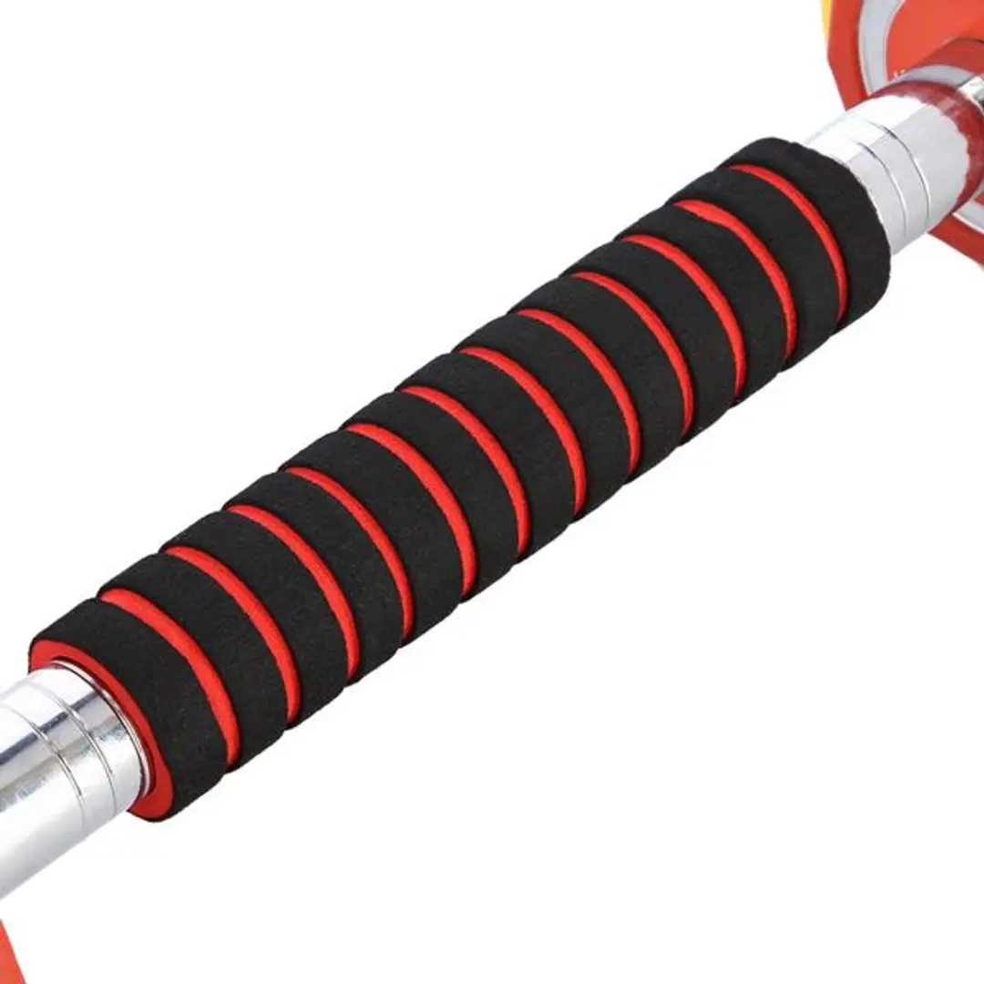 HMS Verstelbare Halter & Dumbbell Set 21kg - 24-delig - Rood/Blauw/Geel