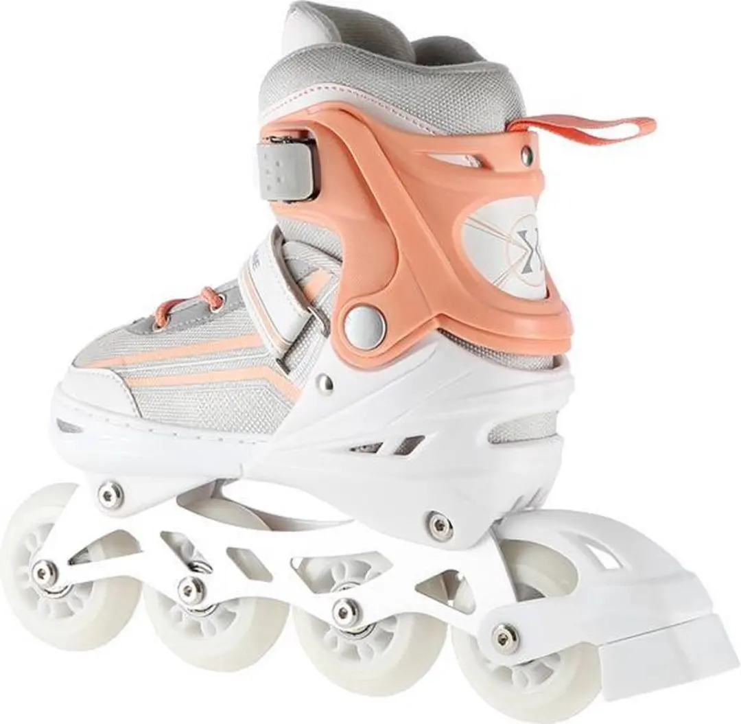Nils Extreme 2in1 Inline Skate & Schaats - Roze/Wit - M 34-38