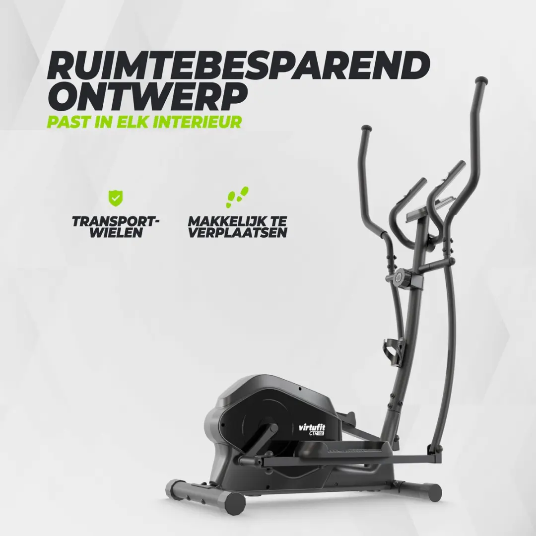 VirtuFit CTR100 Crosstrainer - 8 Niveaus - 4 Programma's - Zwart - afbeelding 6 van 6