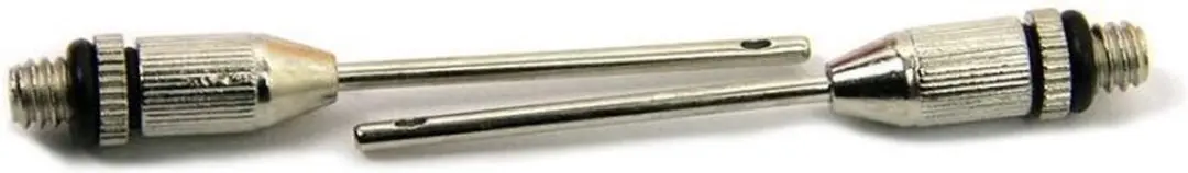 Tunturi Naaldnippels voor Balpomp - 2 Stuks - Grijs