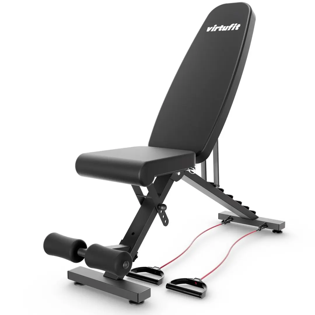 VirtuFit FB100 Fitnessbank - 7 Posities - 200 kg - Zwart
