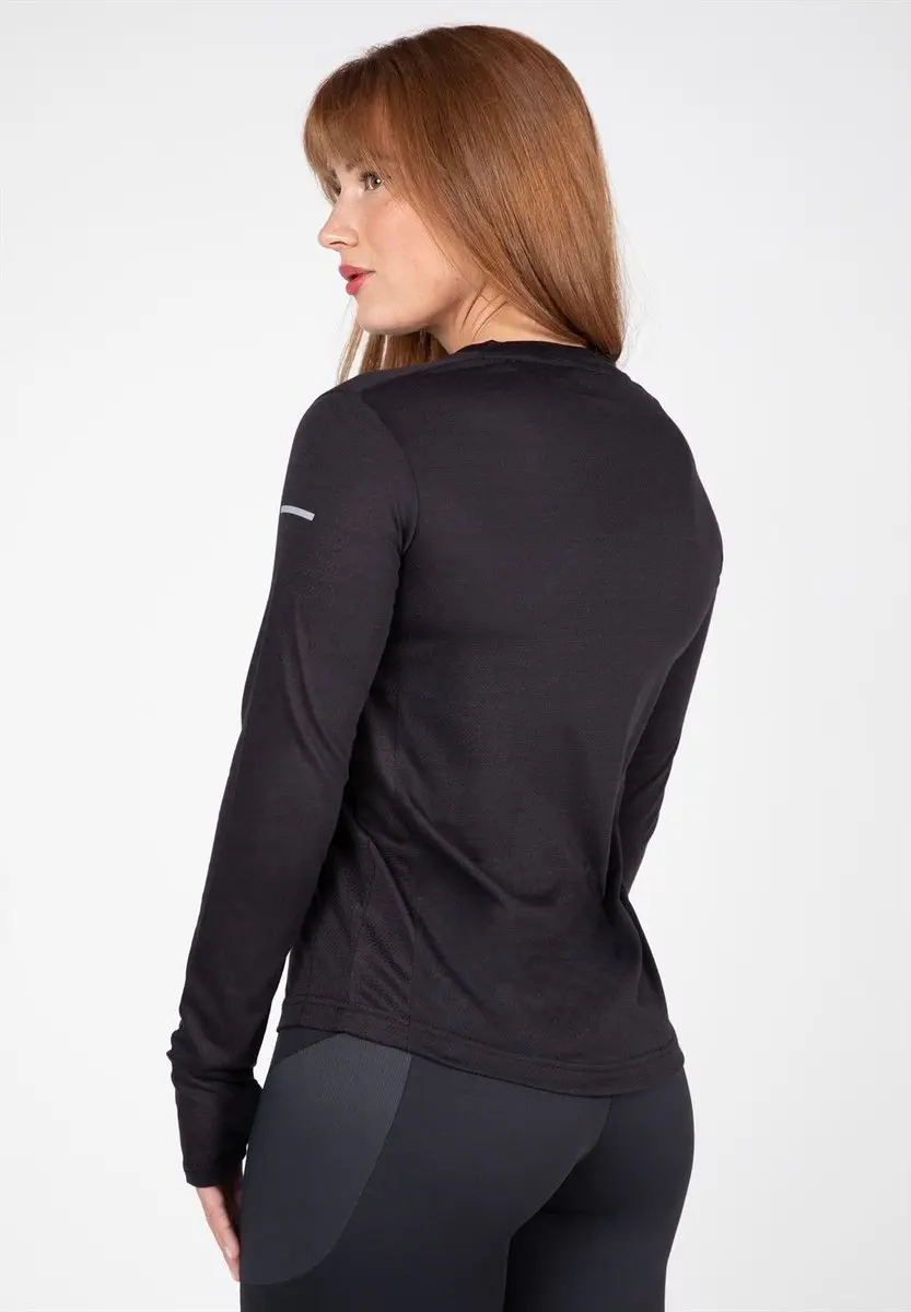 Gorilla Wear Raleigh Longsleeve Shirt - Zwart L - afbeelding 6 van 6