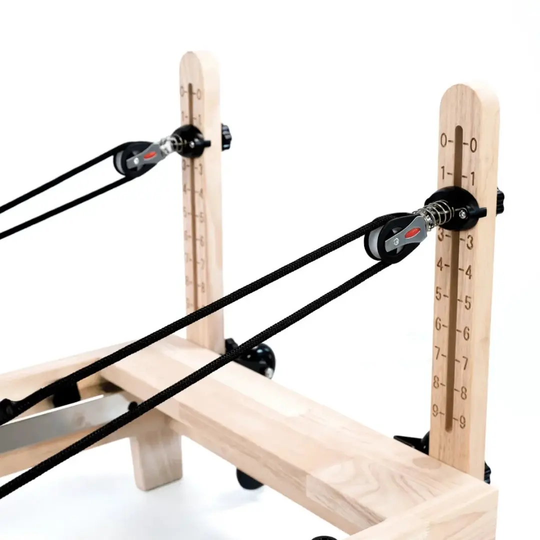 Toorx Liveness Pilates Eikenhout Reformer PTX 5000 Green Tea - Groen