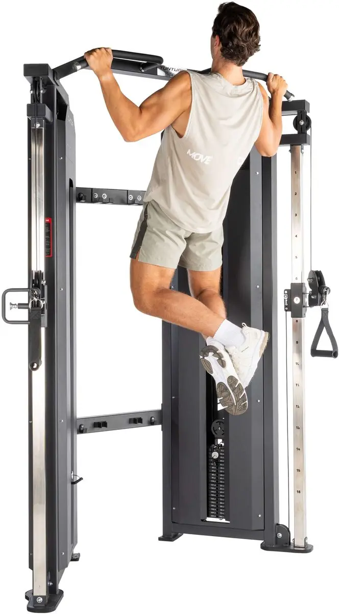 Tunturi Platinum Functional Trainer V-Series - 200kg Gewichtstapel - Zwart