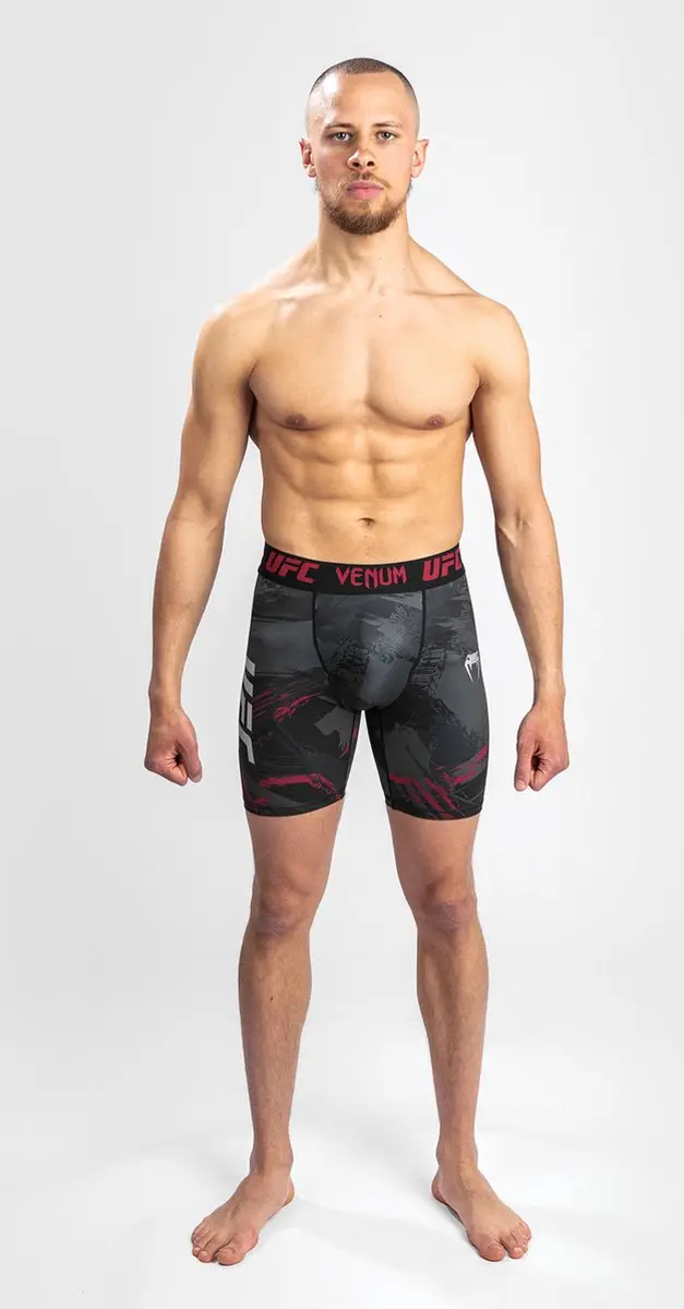 UFC Venum Authentic Fight Week 2.0 Vale Tudo Short - XXL - Zwart/Rood