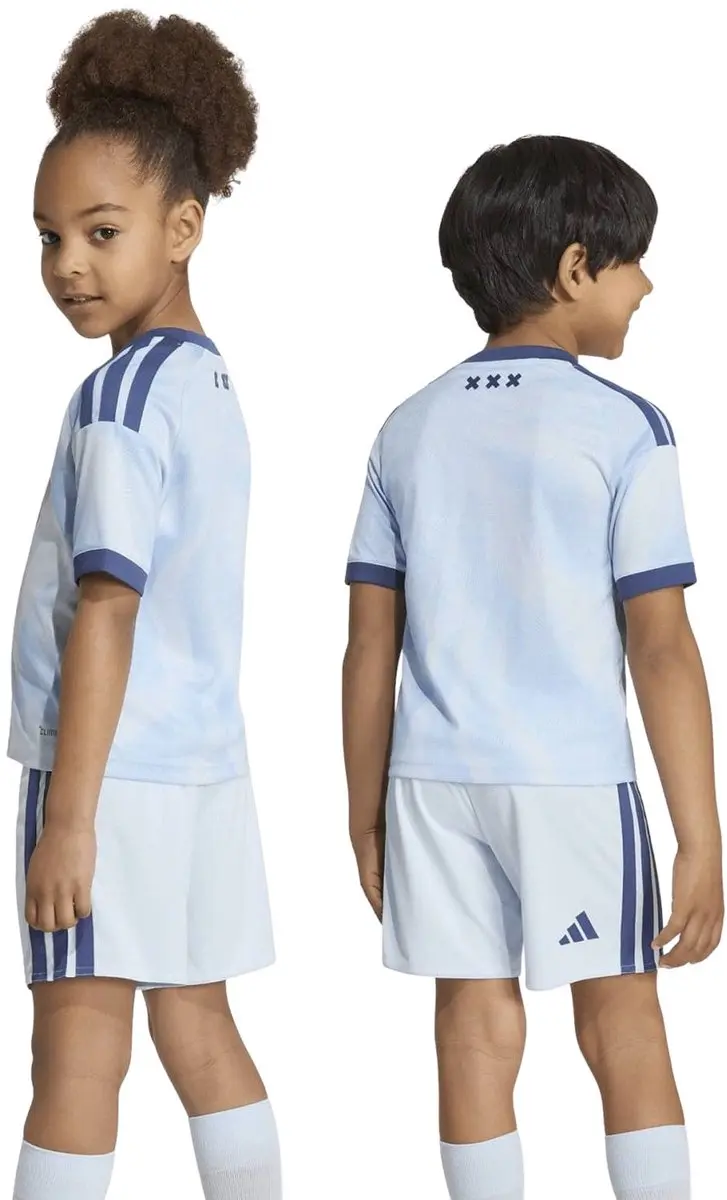 adidas Ajax Derde Shirt 2026/2027 Junior - 110 - Lichtblauw/Donkerblauw
