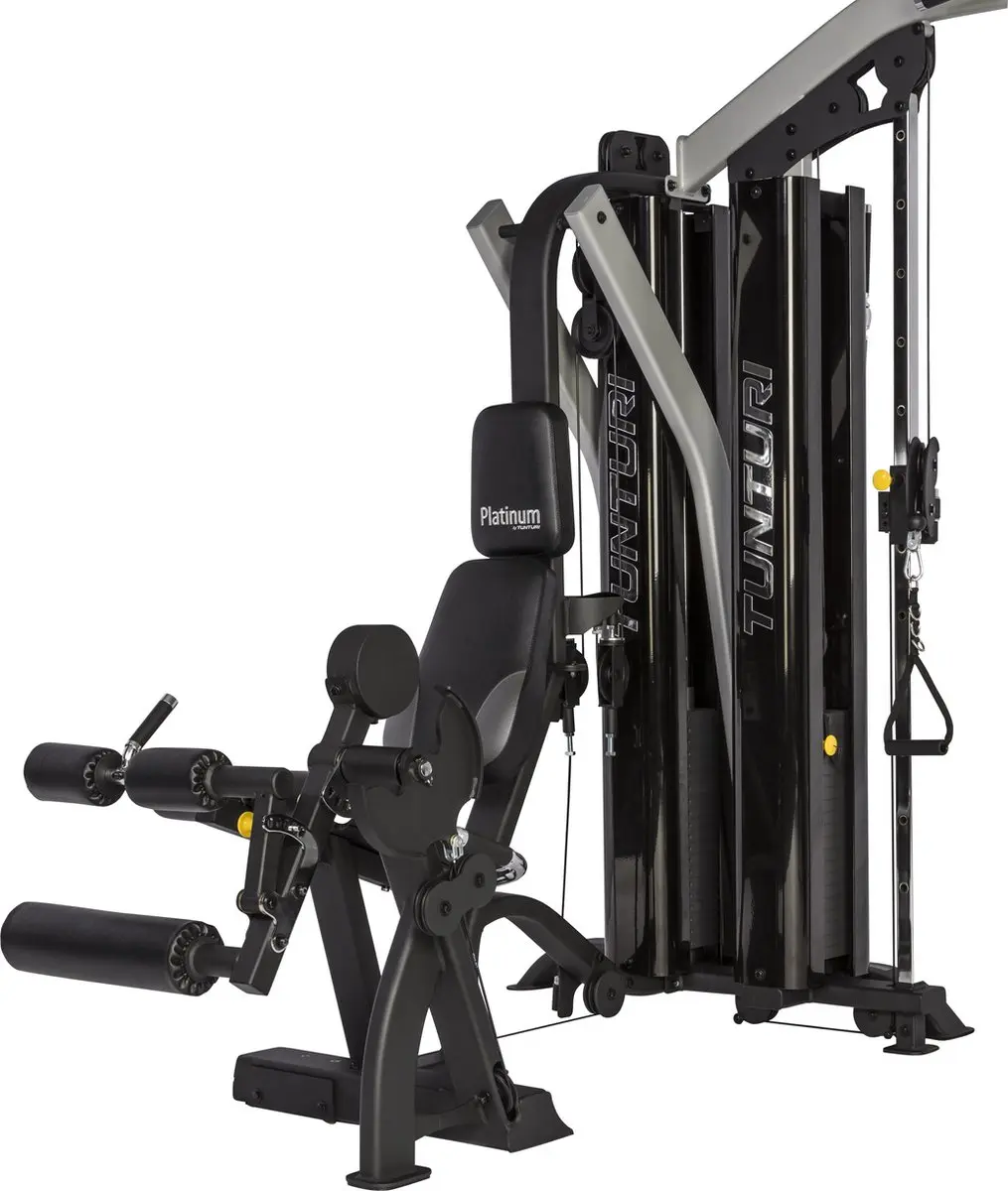 Tunturi Platinum 4in1 Legpress - Zwart/Wit