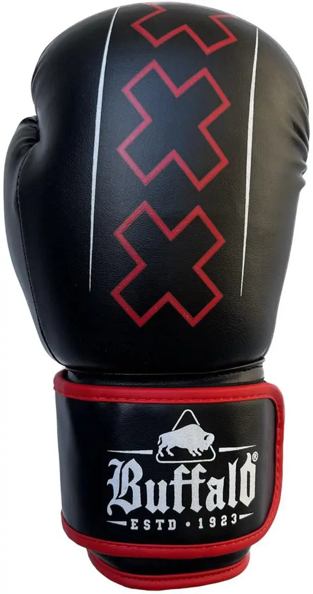 Buffalo Winner Bokshandschoenen 12oz - Zwart/Rood