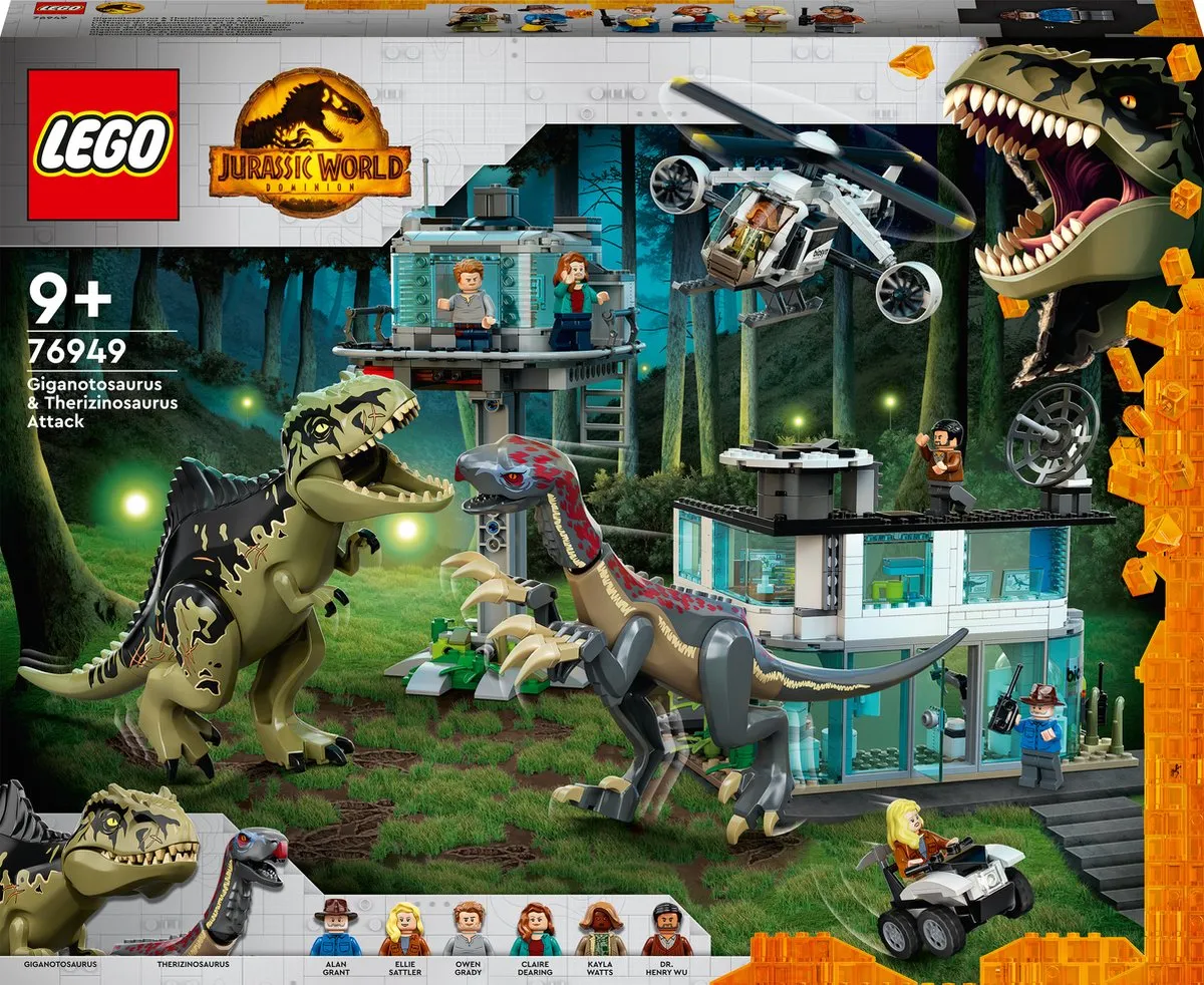 LEGO Jurassic World Liganotosaurus & Therizinosaurus Aanval 76949