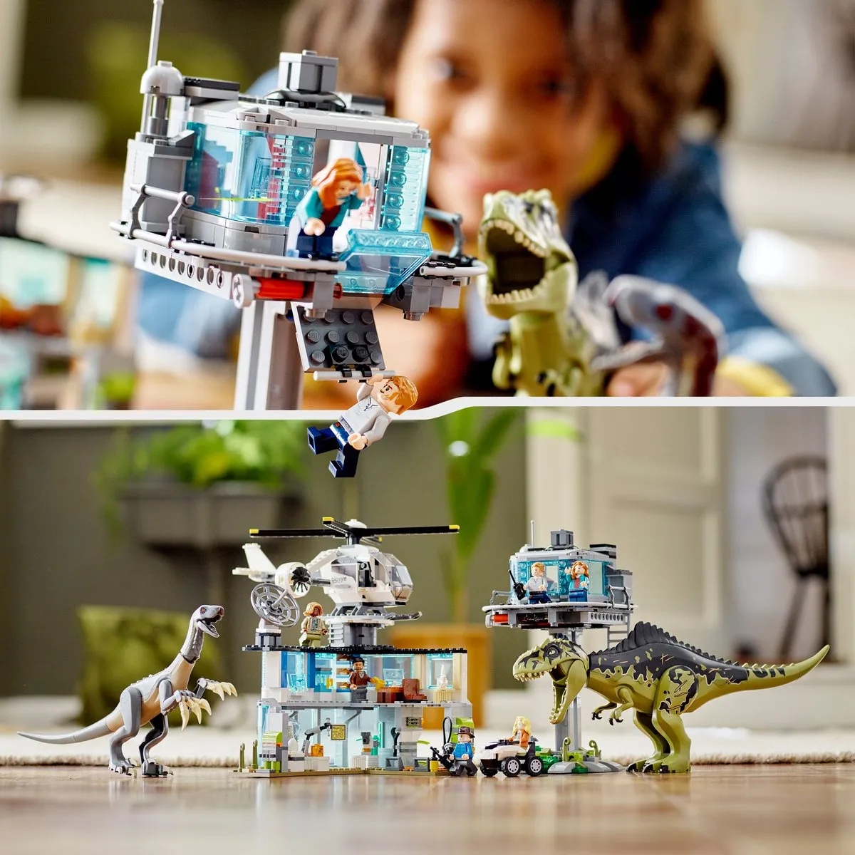 LEGO Jurassic World Liganotosaurus & Therizinosaurus Aanval 76949