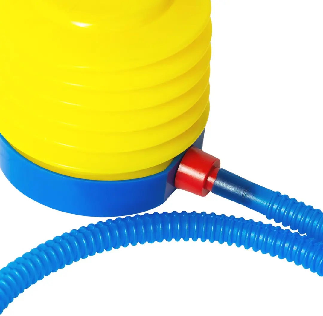 VirtuFit Universele Voetpomp - Blauw/Geel