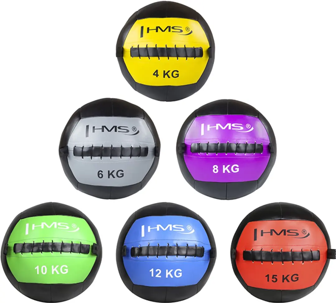 HMS WLB Serie Fitnessbal 8kg - Paars