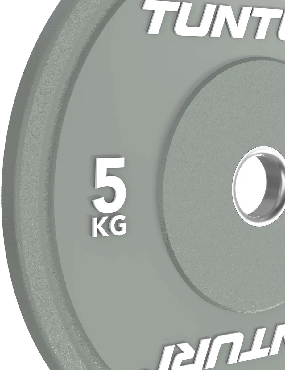 Tunturi Platinum Halterschijven 5kg - Grijs