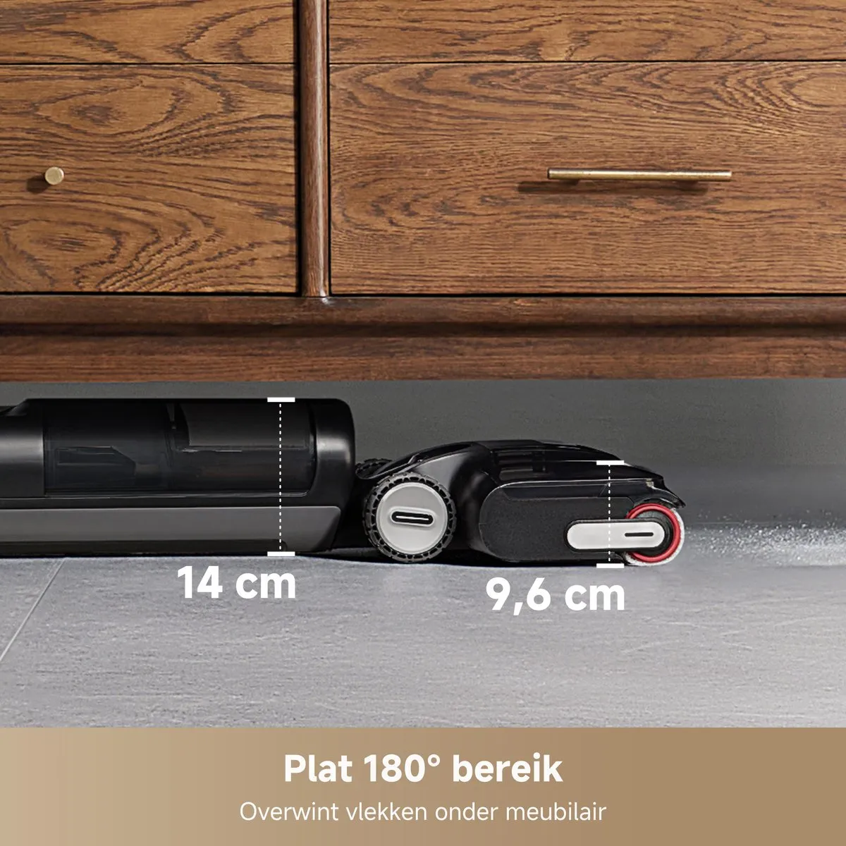 Dreame H12 Pro Flex Reach Steelstofzuiger - Zwart - afbeelding 6 van 6