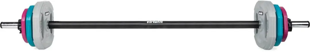 VirtuFit Aerobic Pump Halterset Pro Rubber 20kg - Gekleurd